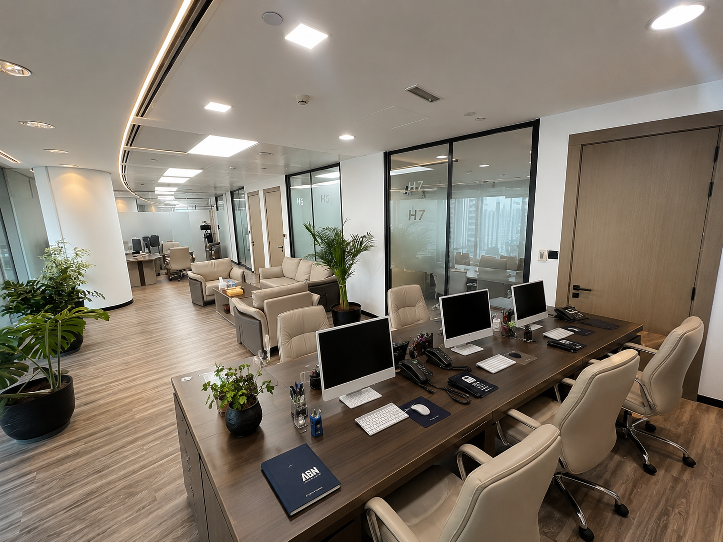 Large furnished office for 7 or more persons at Burjuman Business Tower