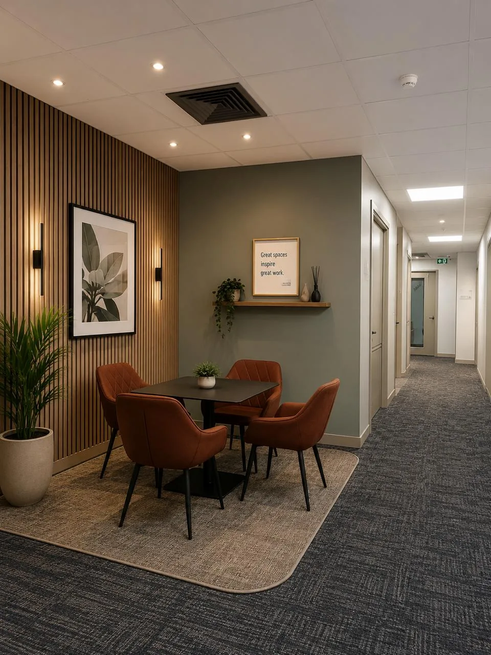 Seating area at Al Gurg Building